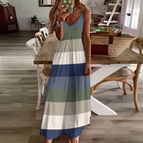 Adorn Narrow Band Sling Ankle Long Dress