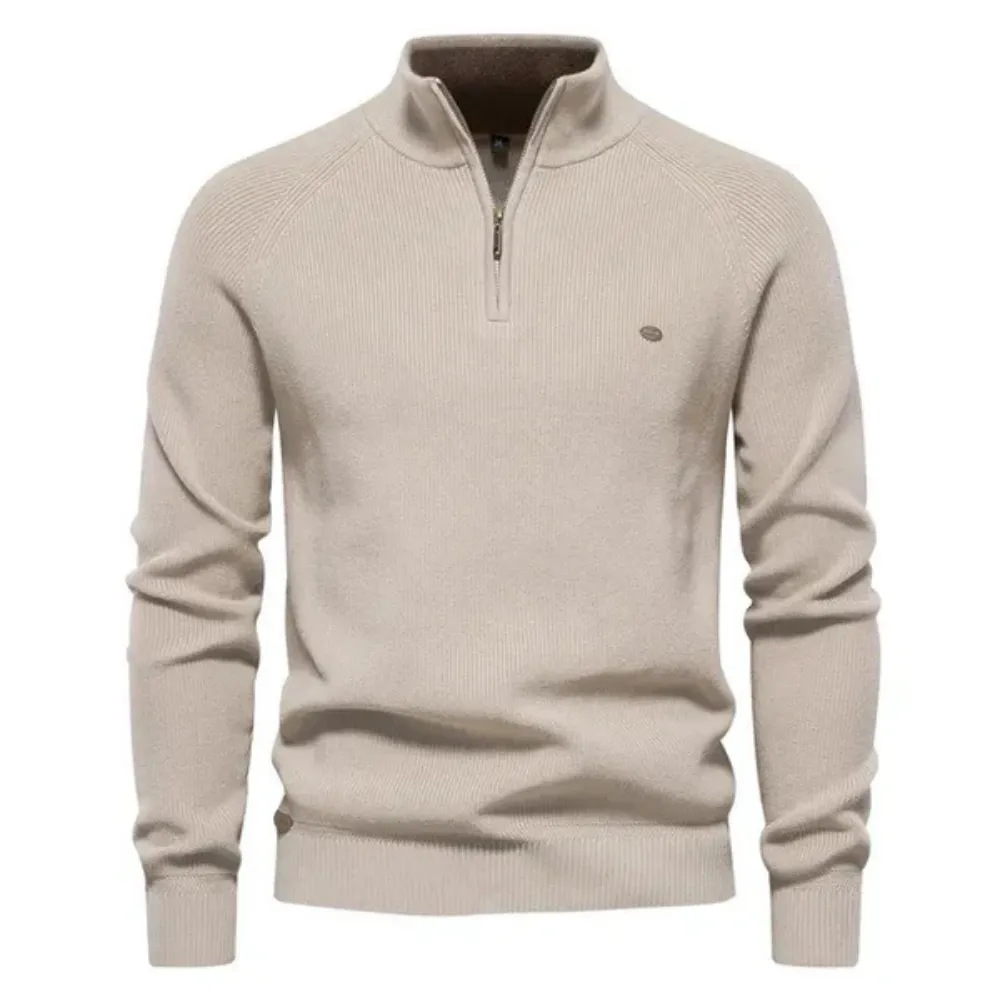 ALAN - Cotton knitted sweater for men