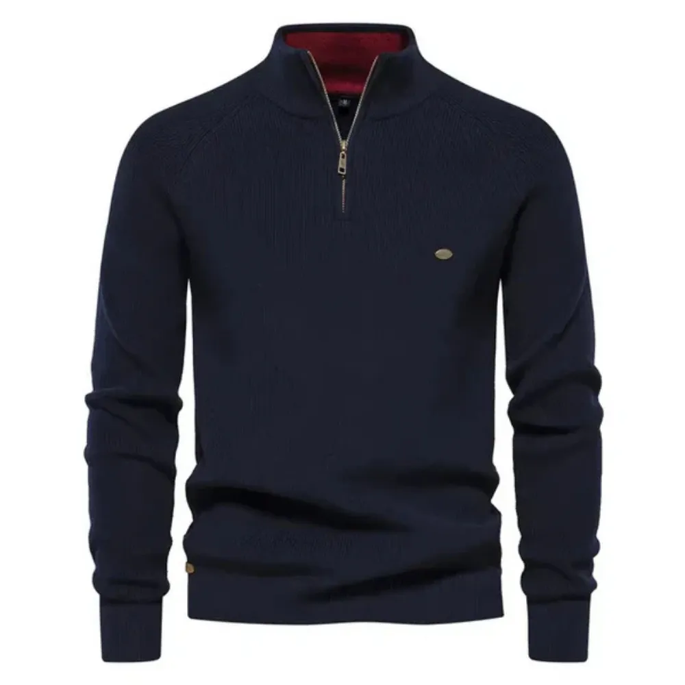 ALAN - Cotton knitted sweater for men
