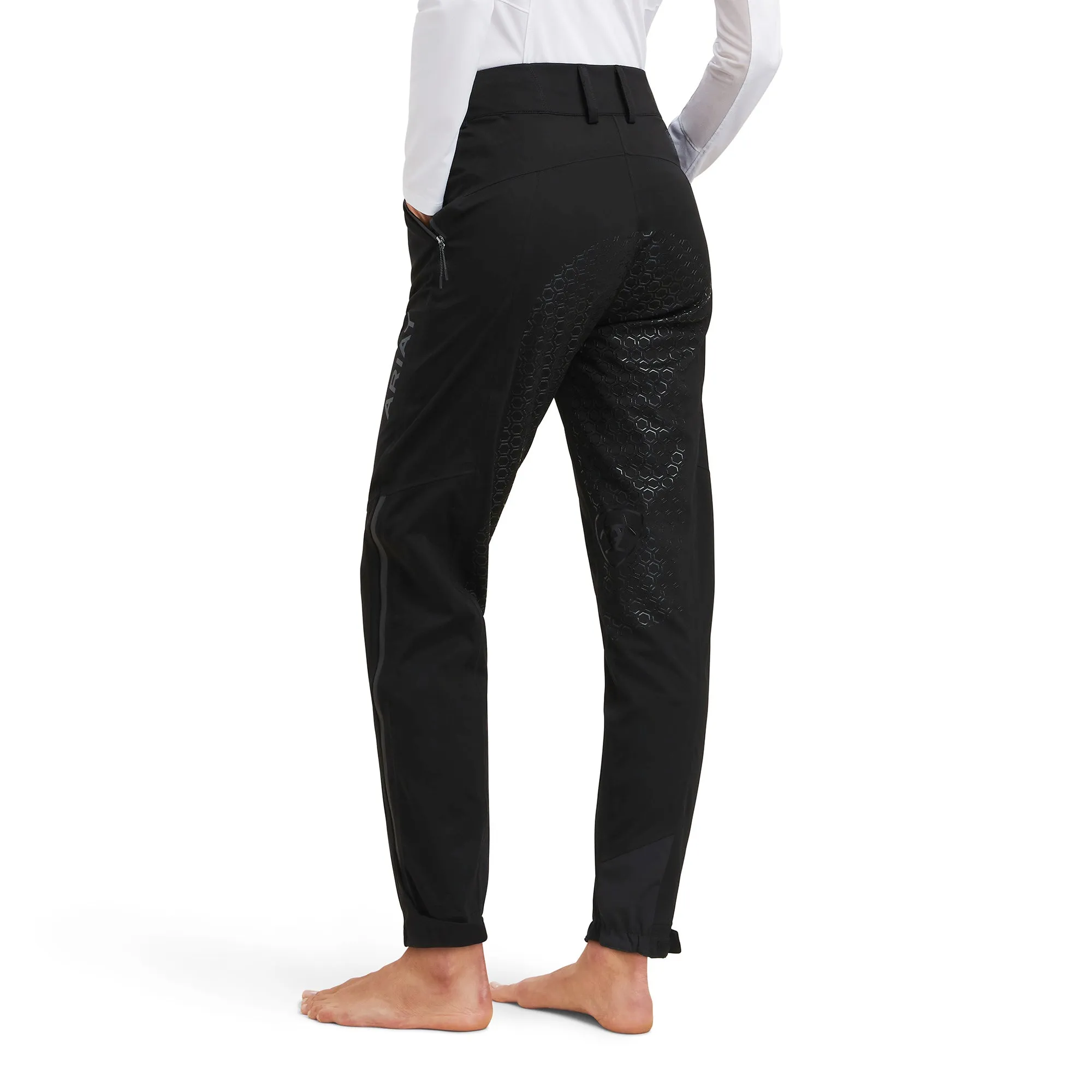 Ariat® Ladies Venture Waterproof Shell Black Full Seat Pant 10041345
