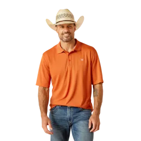 Ariat Men's Tek Foxes Orange Polo Shirt
