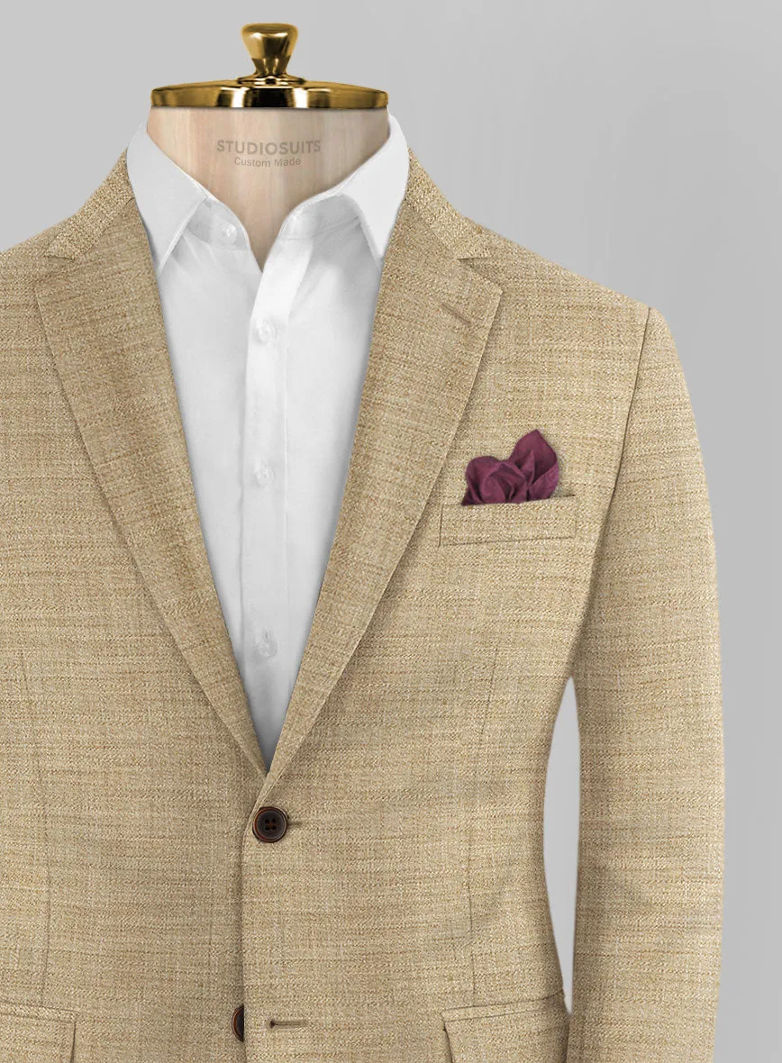 Bamboo Wool Buffed Beige Jacket