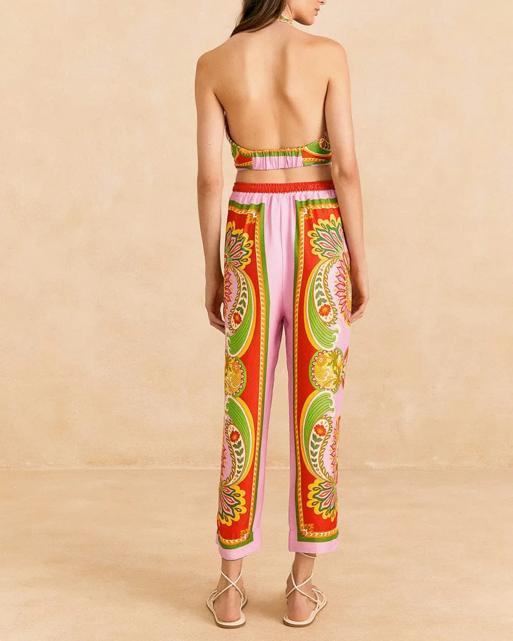 Beach Toucans Scarf Multi Pants