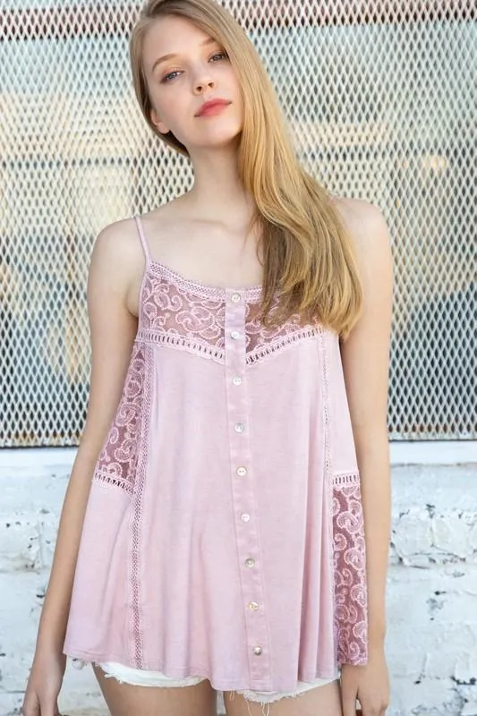 Beauty in the Button Tank