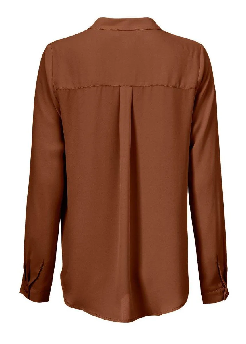 Billie shirt - Mocha Bisque