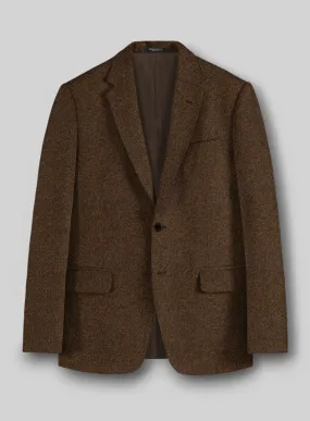 Bramble Brown Heavy Tweed Jacket
