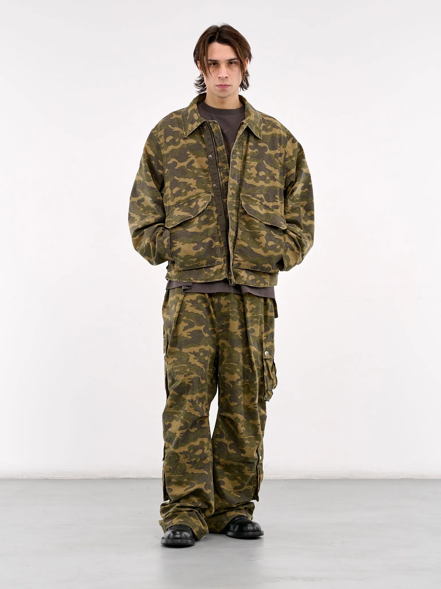 Camo Cargo Pants (PT0-25-253-MIX)