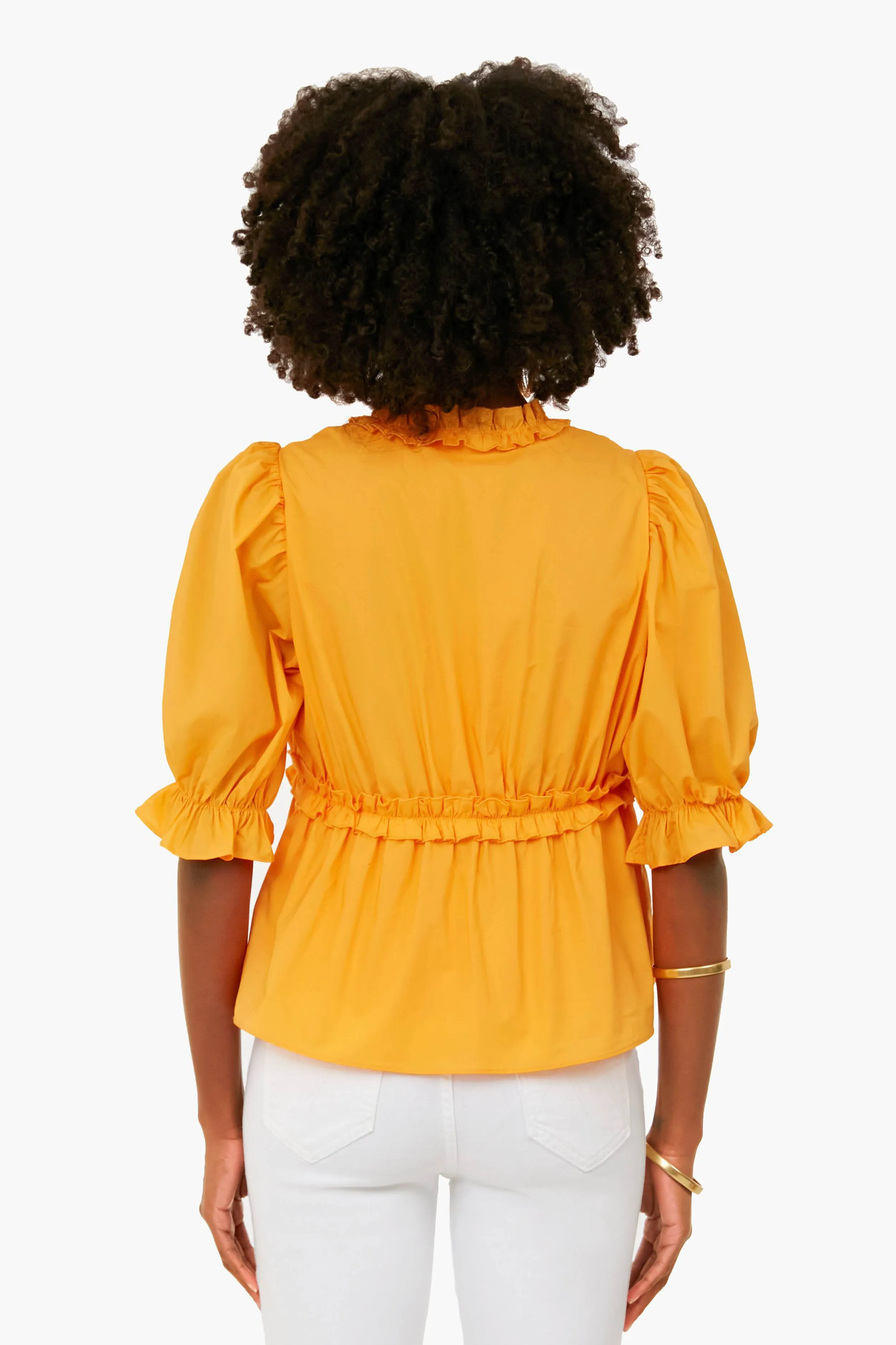 Canary Ruffle Rela Blouse