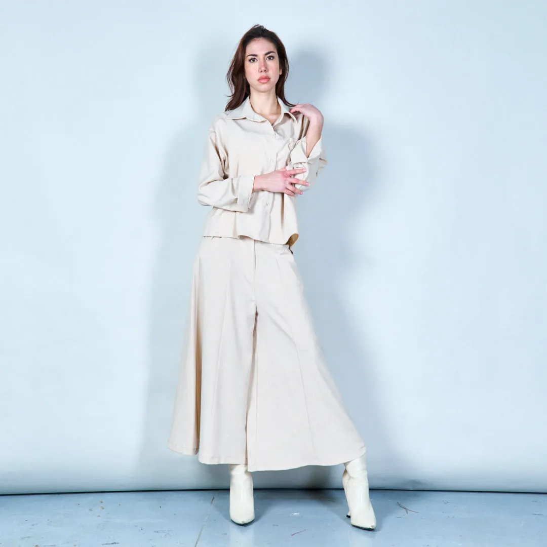 Classic button-up shirt with pocket wholesale