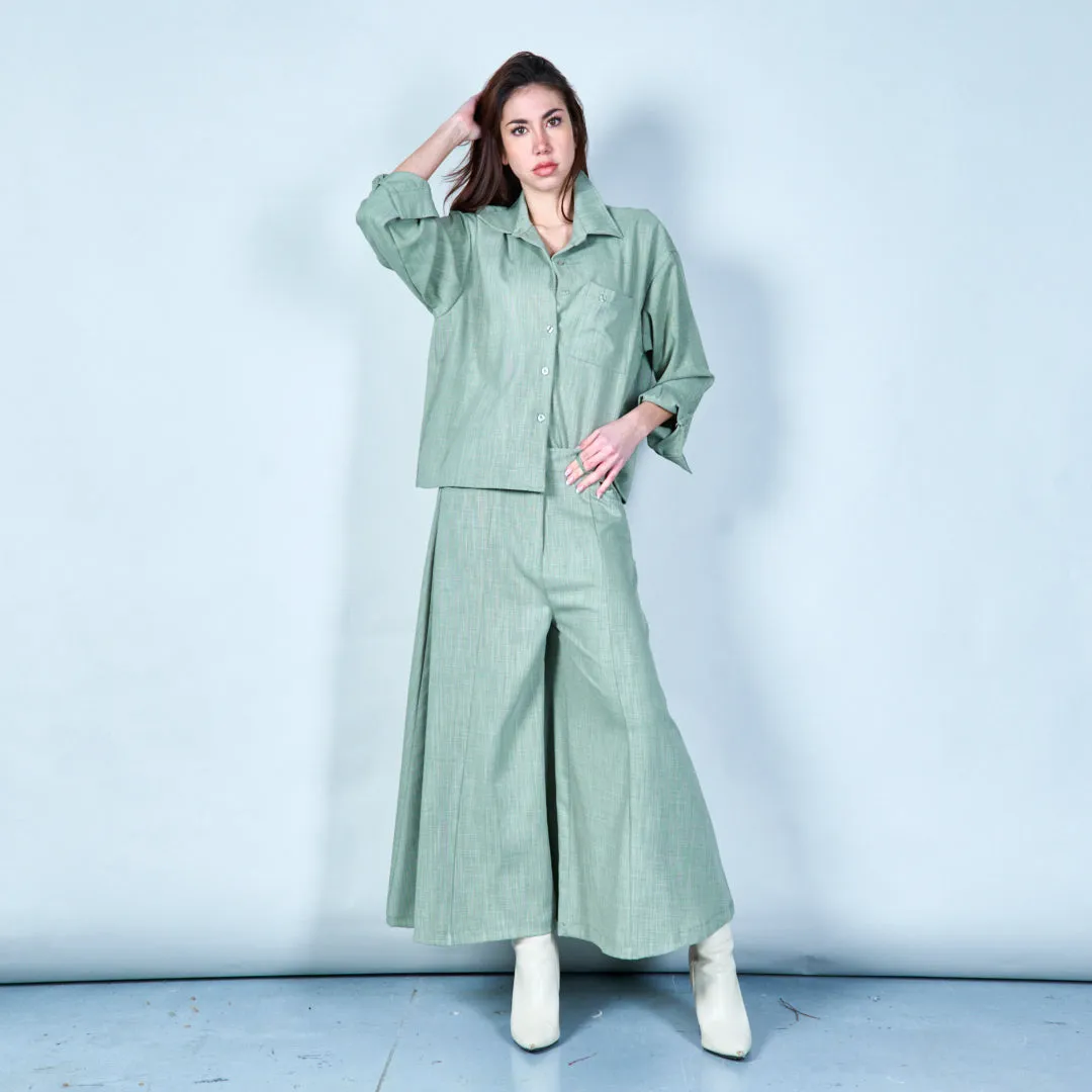 Classic button-up shirt with pocket wholesale