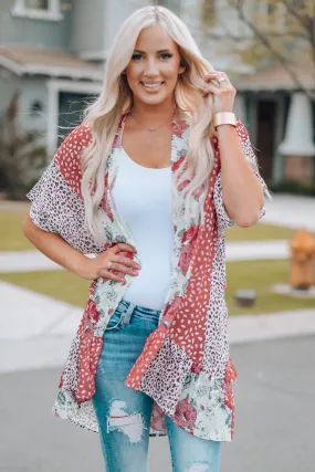 Decisions, Decisions Ruffle Hem Kimono