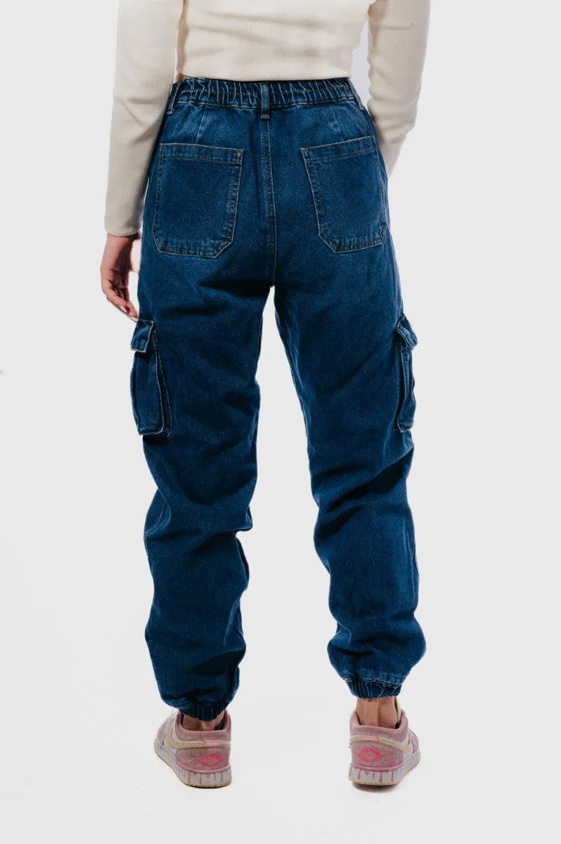 Denim Pant-Medium Navy