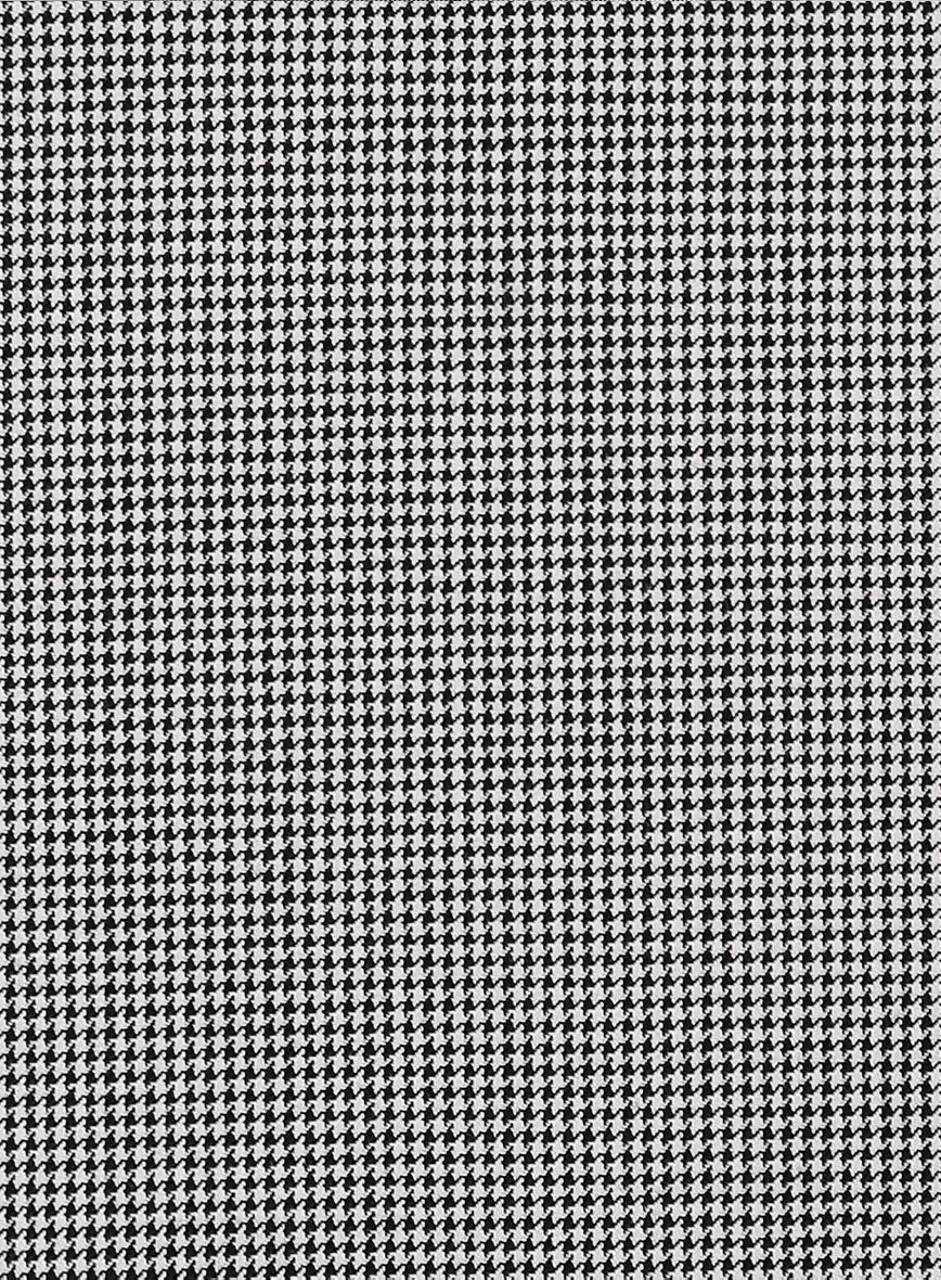 Dogtooth Wool Light Gray Jacket