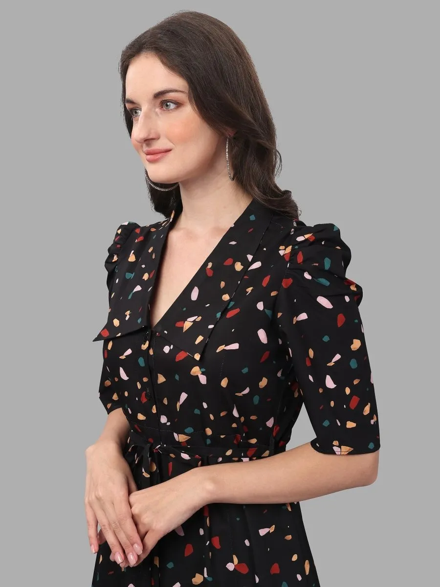 dresses for Women western wear Black