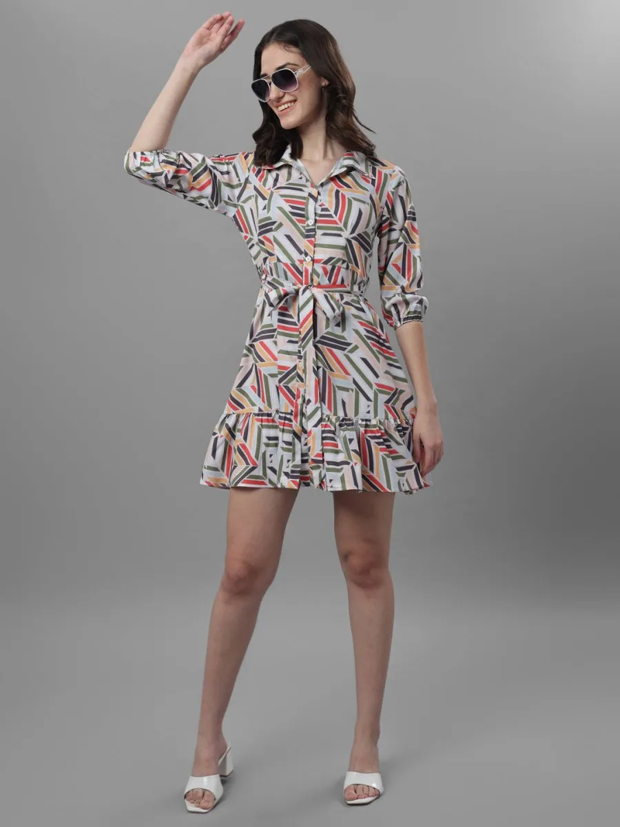 Dresses for Women western wear Geometrical print