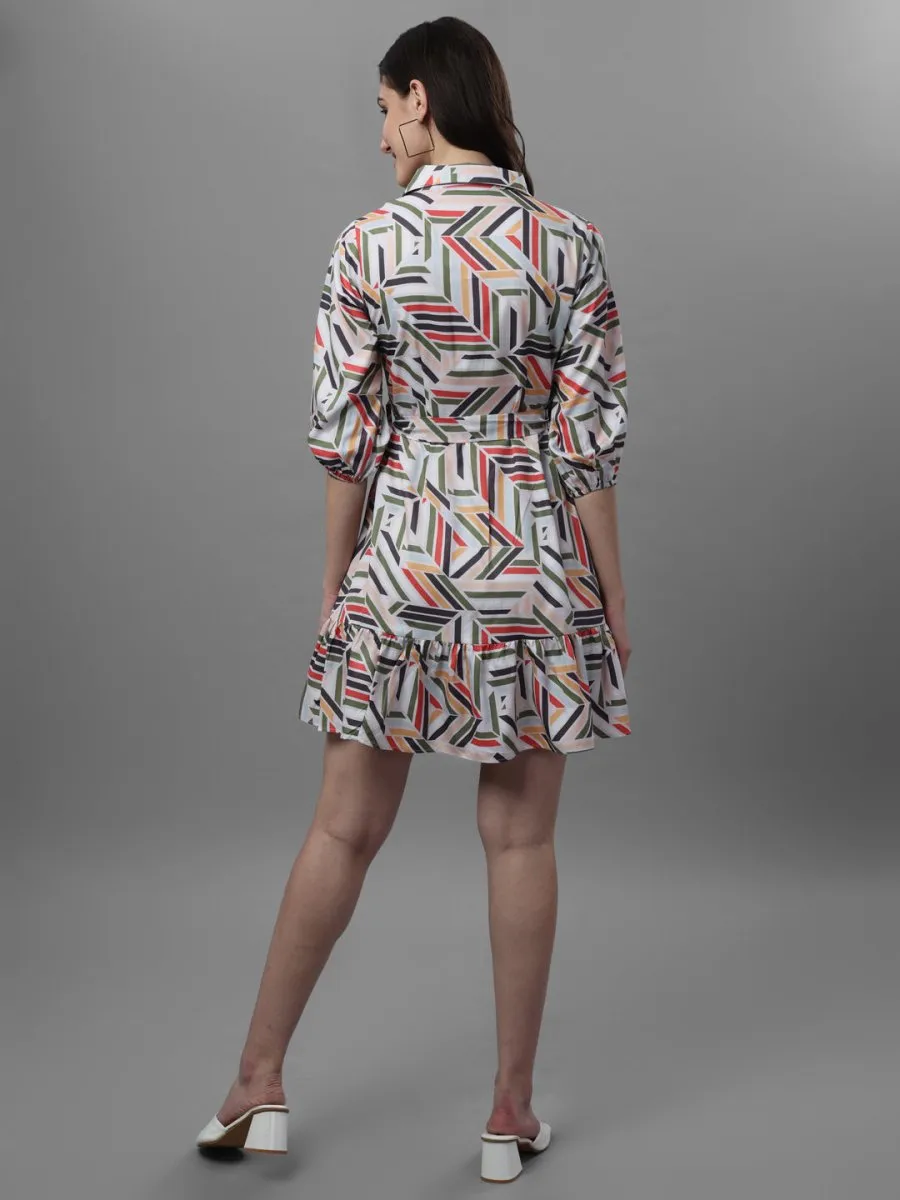 Dresses for Women western wear Geometrical print