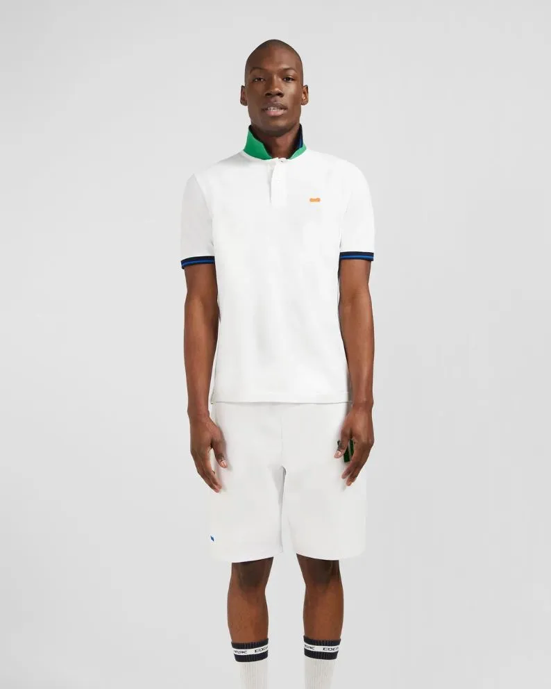 Eden Park White short-sleeved polo shirt - White