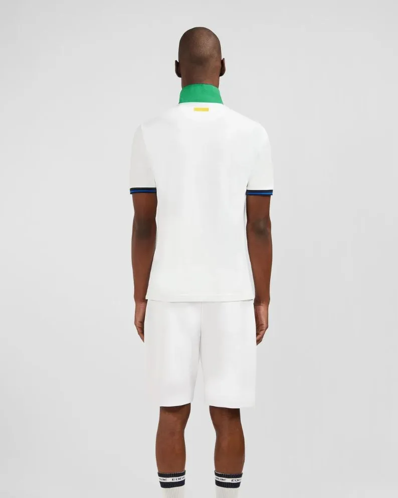Eden Park White short-sleeved polo shirt - White