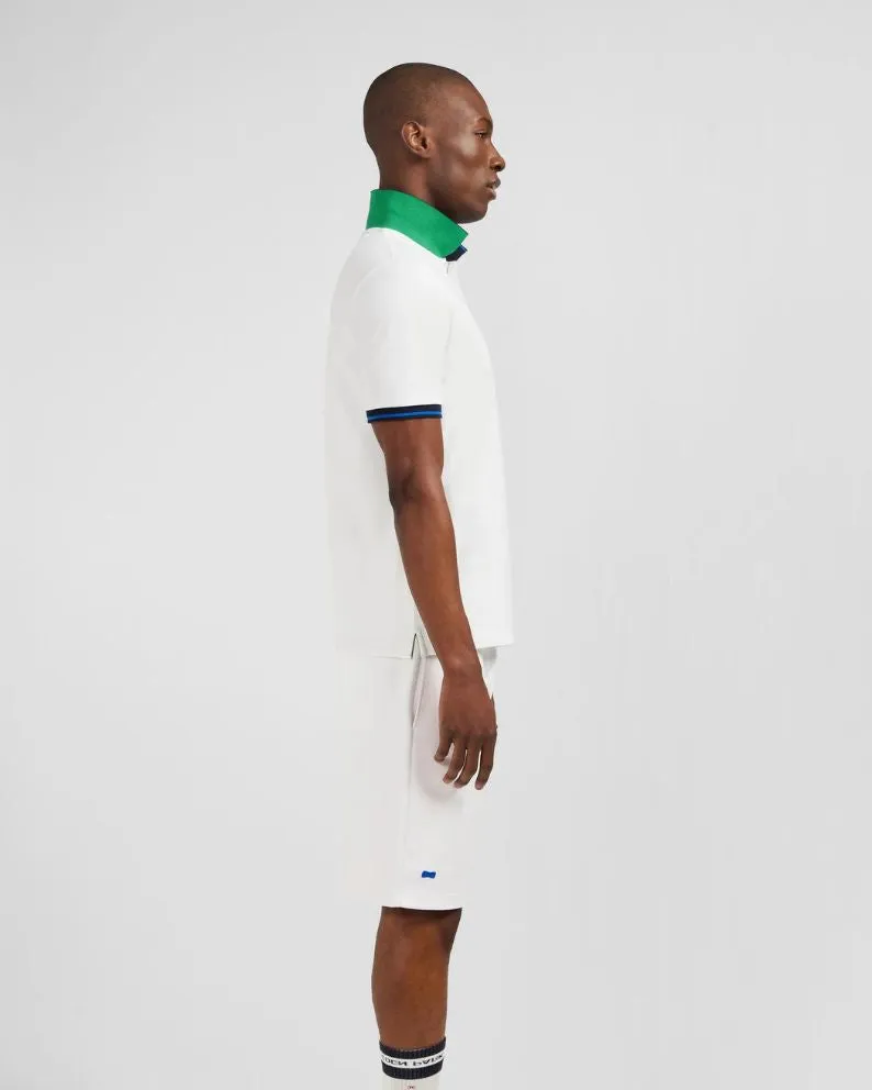 Eden Park White short-sleeved polo shirt - White