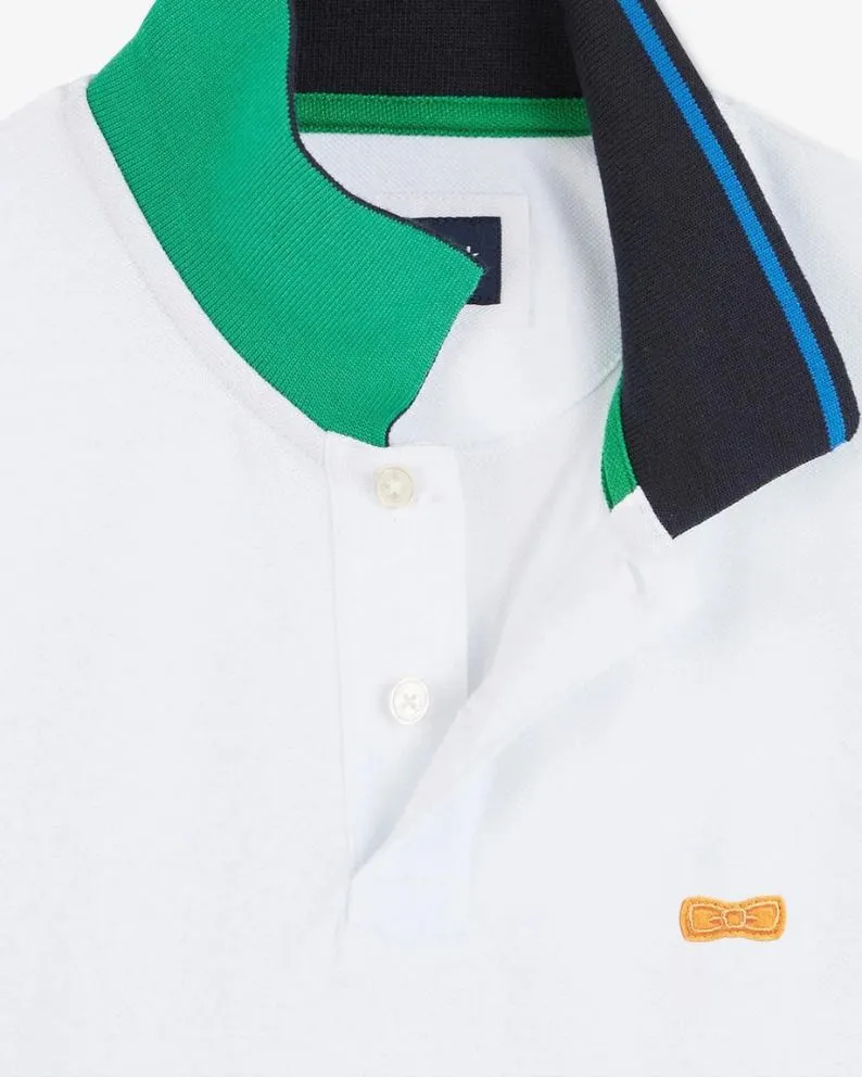 Eden Park White short-sleeved polo shirt - White