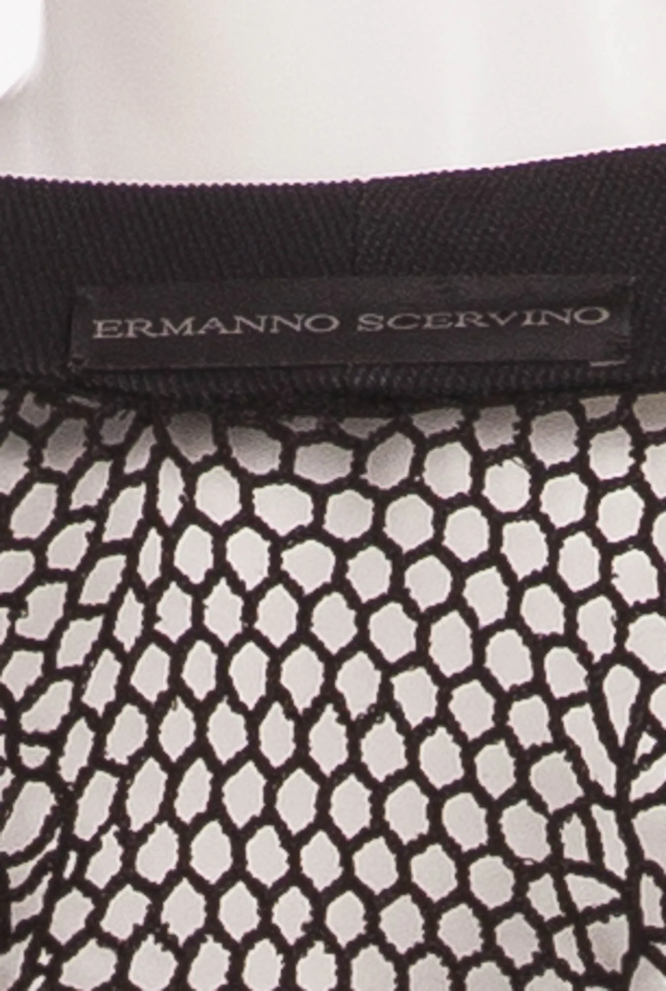 Ermanno Scervino - Black Knitted Long Cardigan with Fringe -IT 42
