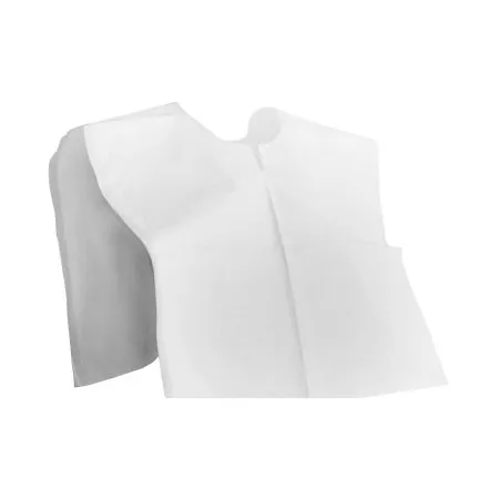 Exam Cape White Open Sides Without Closure Unisex - McKesson Brand Mfr# 18-756