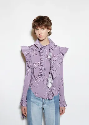 Flower Print Blouse