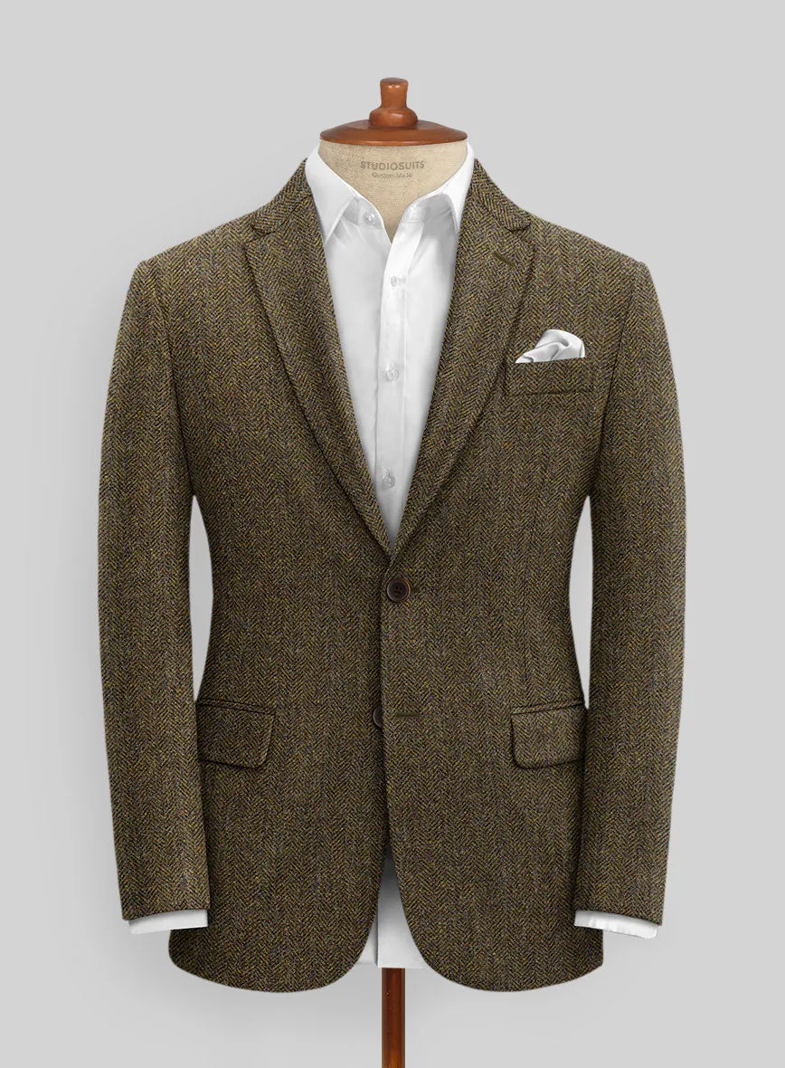 Haberdasher Mustard Brown Tweed Jacket