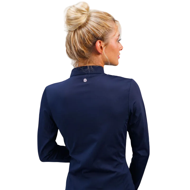 Harcour - Polo manches longues femme Prelude marine