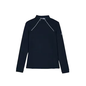 Harcour - Polo manches longues femme Prelude marine