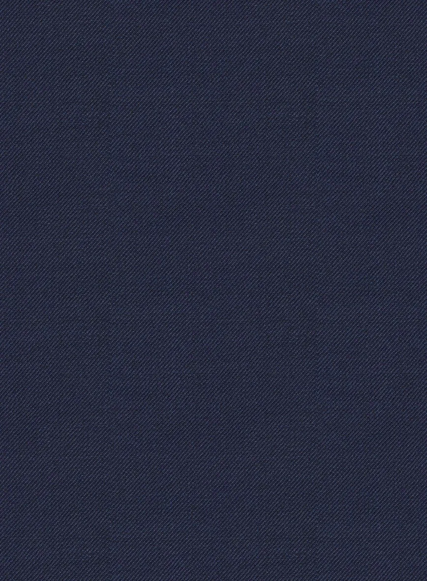 Hardy Minnis Navy Blue Twill Wool Jacket