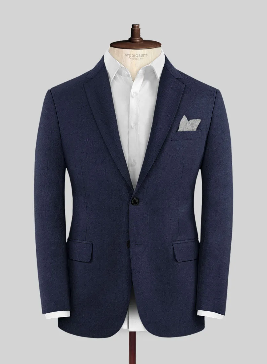 Hardy Minnis Navy Blue Twill Wool Jacket