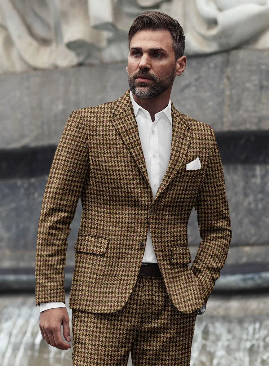 Harris Tweed Russet Houndstooth Jacket