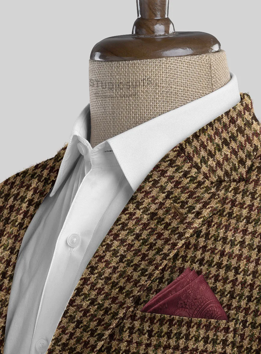 Harris Tweed Russet Houndstooth Jacket