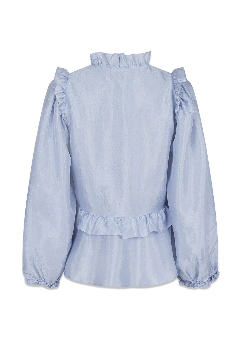 Hawaii Solid Blouse - Light Blue