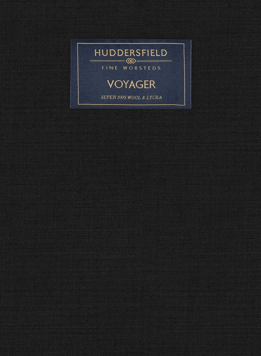 Huddersfield Stretch Black Wool Jacket