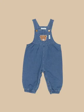Huxbaby HUXBEAR KNIT DENIM OVERALLS