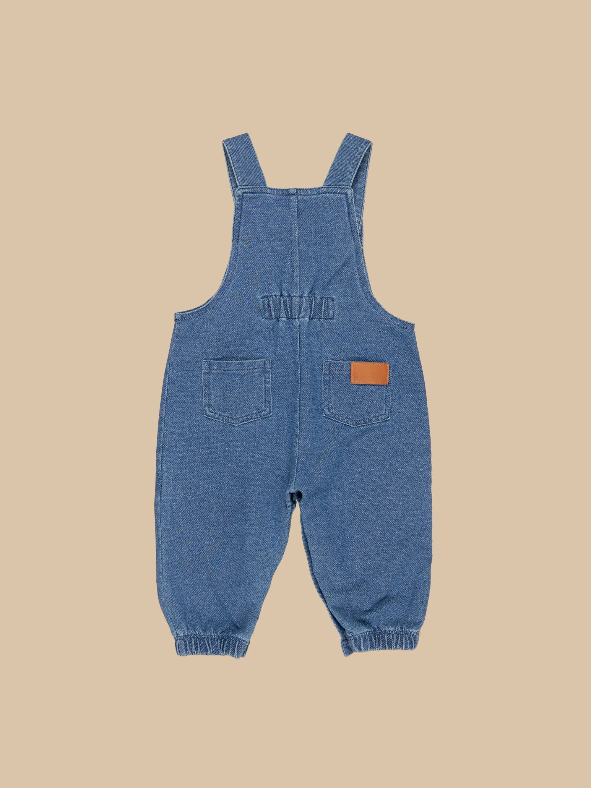 Huxbaby HUXBEAR KNIT DENIM OVERALLS