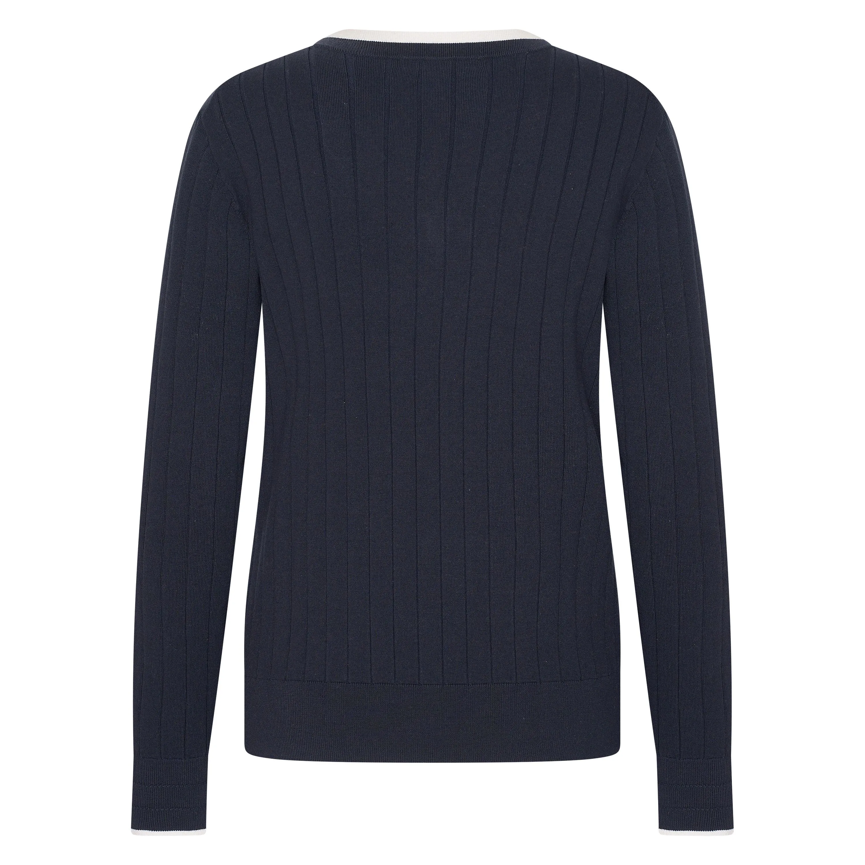 Hv Society Judith Ribbed V-neck Jumper