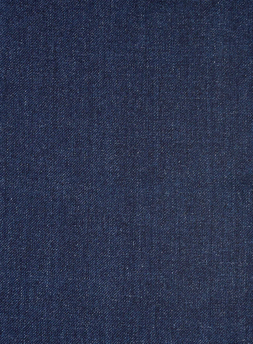 Italian Brandy Blue Linen Jacket
