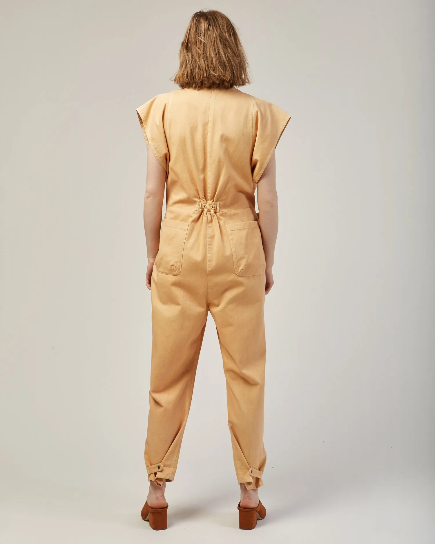 Level jumpsuit in sand