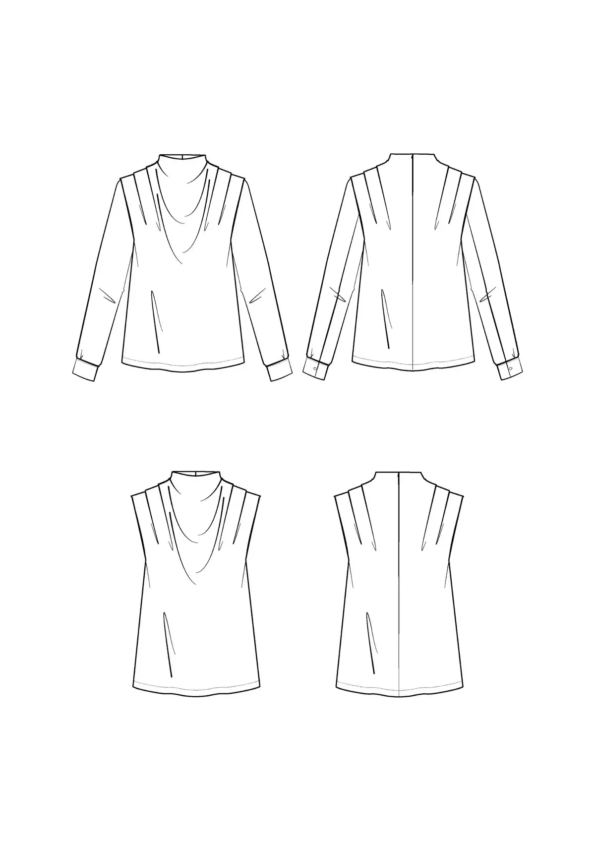 MAISON FAUVE • Storm Blouse Sewing Pattern • NEW