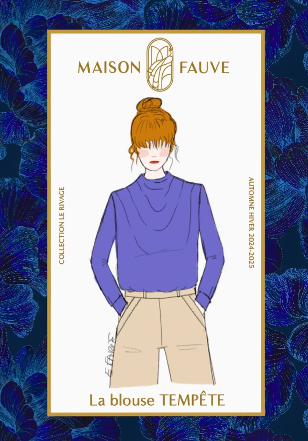 MAISON FAUVE • Storm Blouse Sewing Pattern • NEW