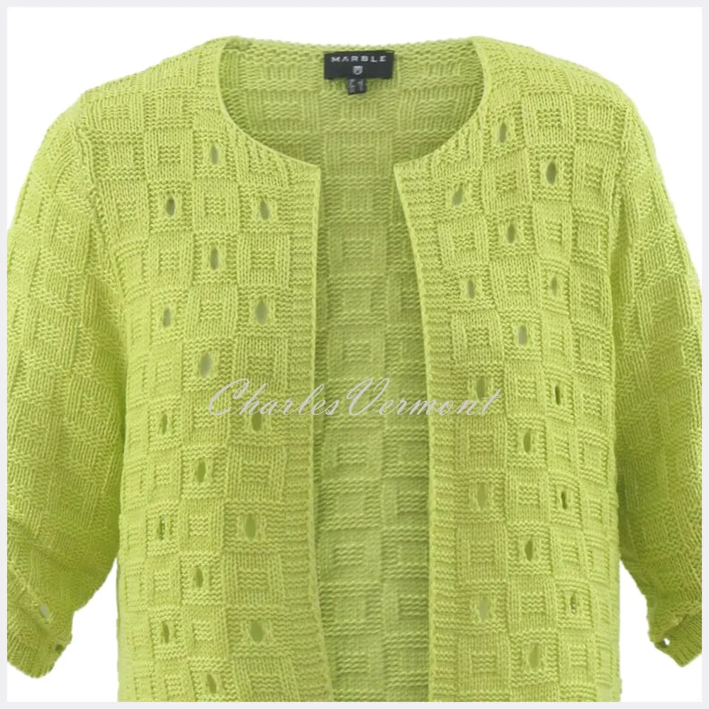 Marble Cardigan – Style 5619-163 (Lemon-Lime)