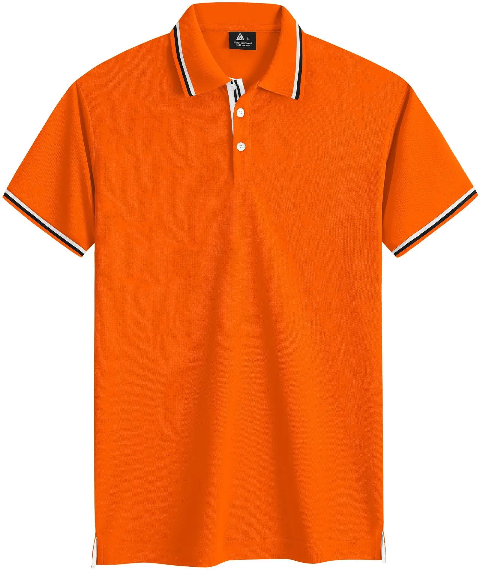 Men's Short Sleeve Button Up Polo Shirt-ZPK007121