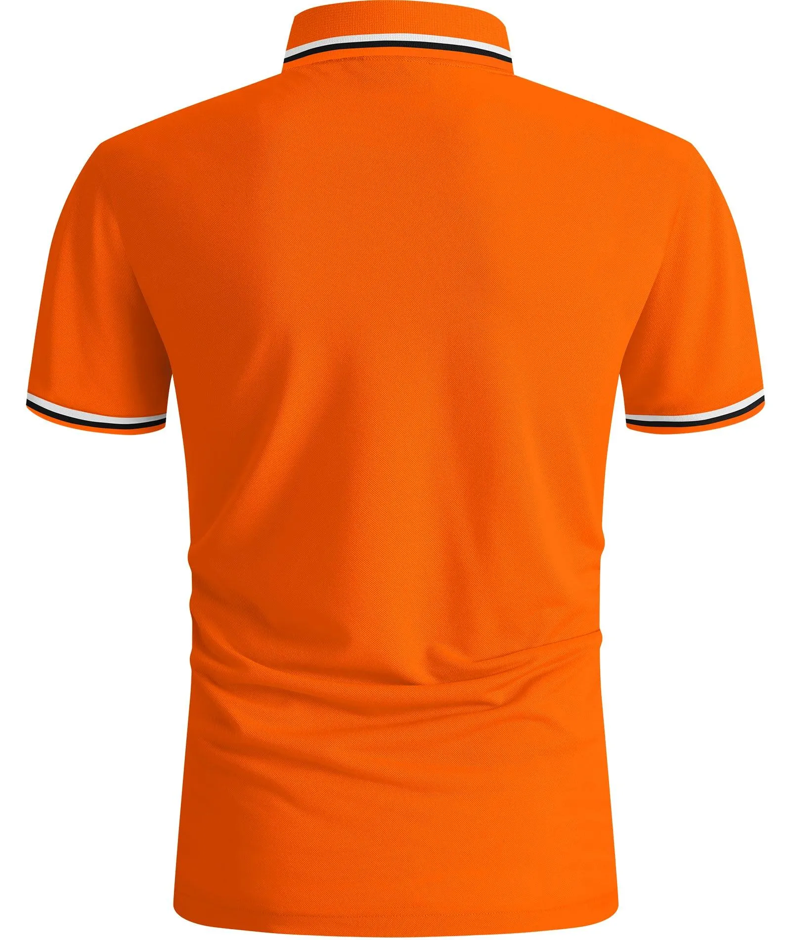 Men's Short Sleeve Button Up Polo Shirt-ZPK007121