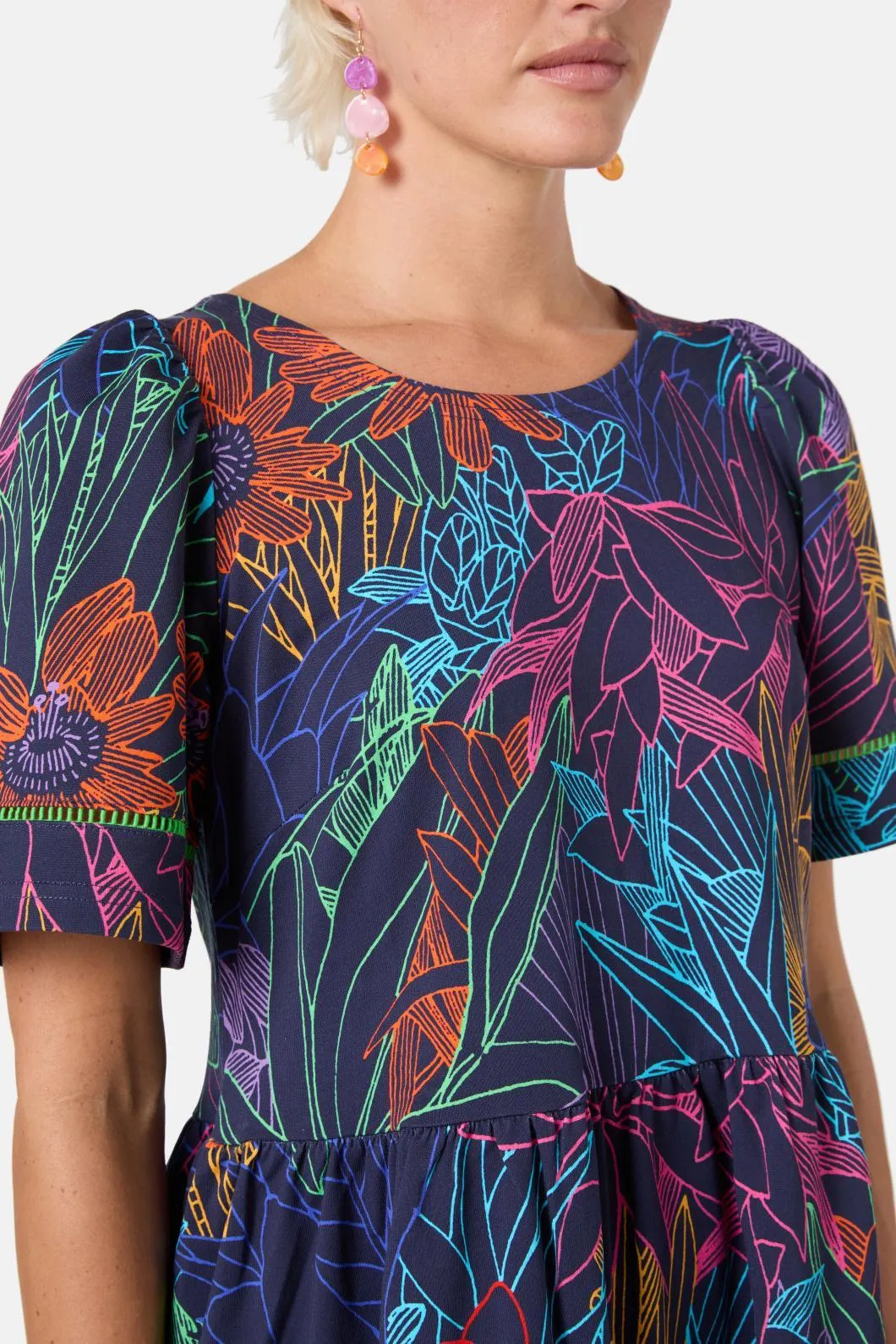 Monkey Forest Jersey Dress