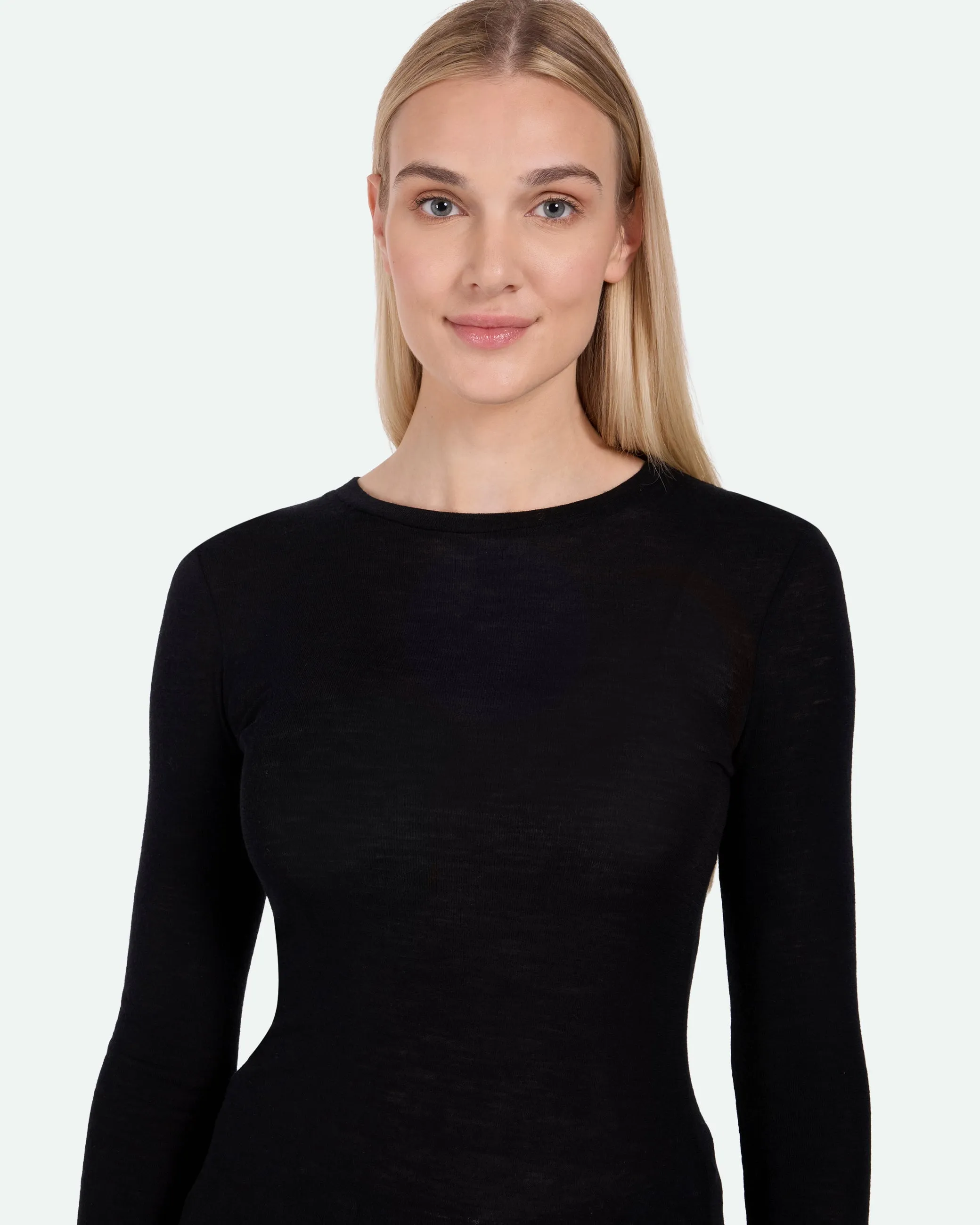 Natashas long sleeved t-shirt 3736 - Black