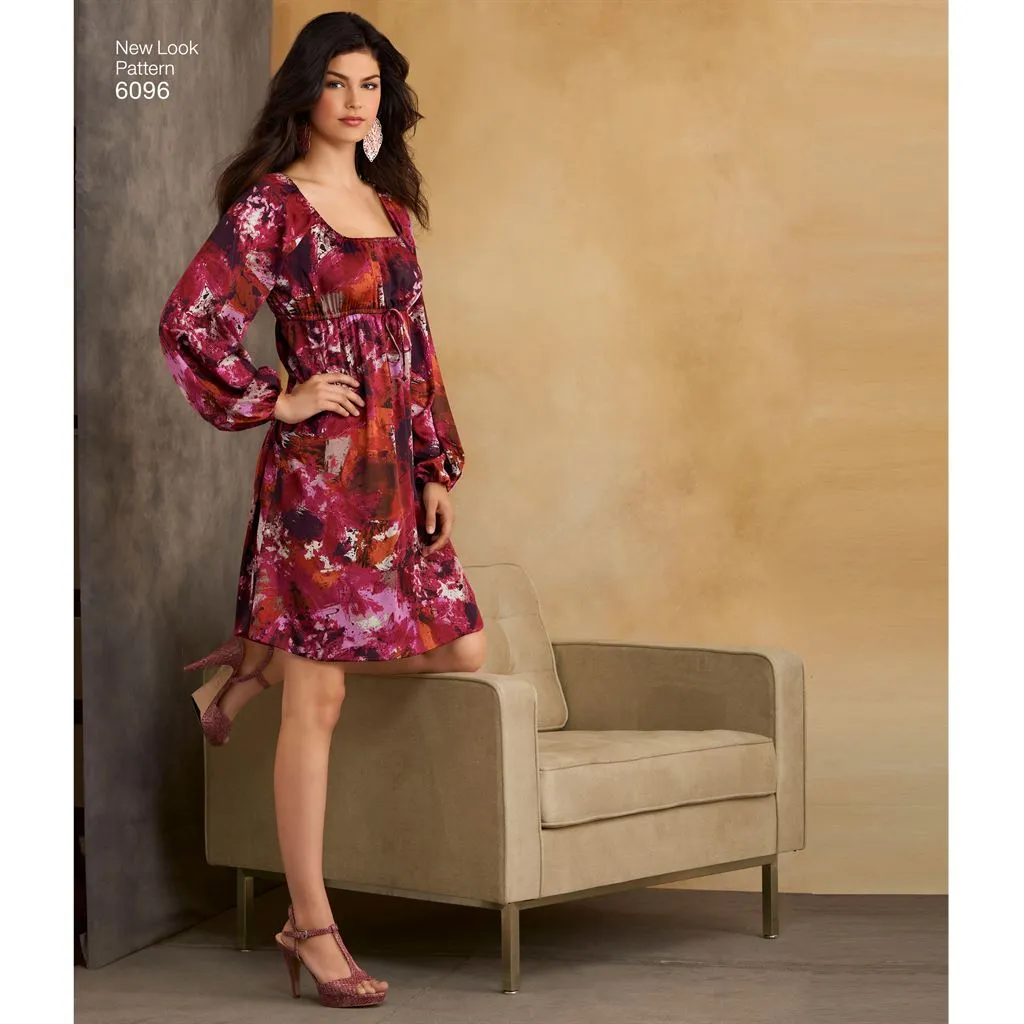 New Look Pattern 6096 Misses' Dresses