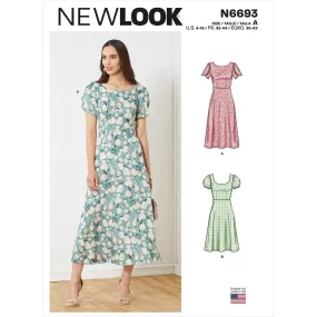 New Look Sewing Pattern N6693 Misses' Dresses